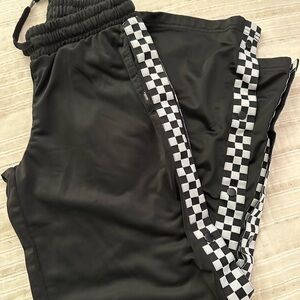 Vans women’s Black Checkered Joggers